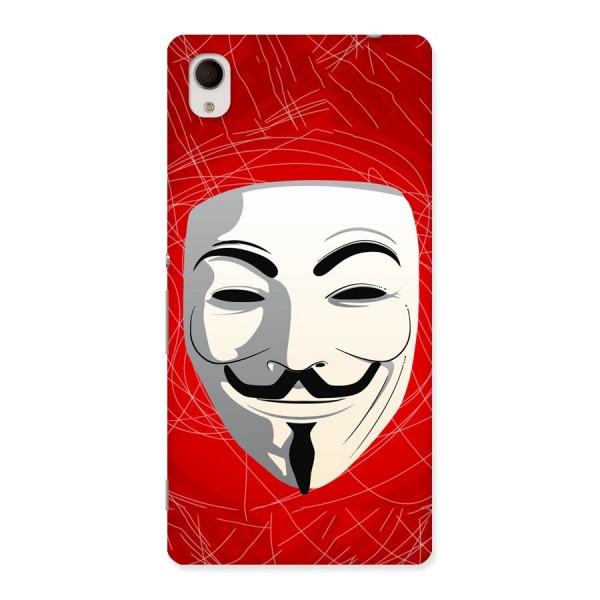 Anonymous Mask Abstract Back Case for Xperia M4 Aqua