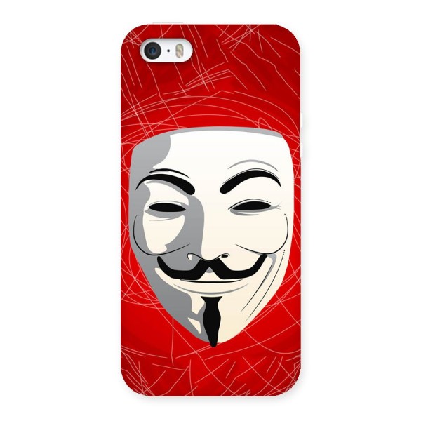 Anonymous Mask Abstract Back Case for iPhone SE