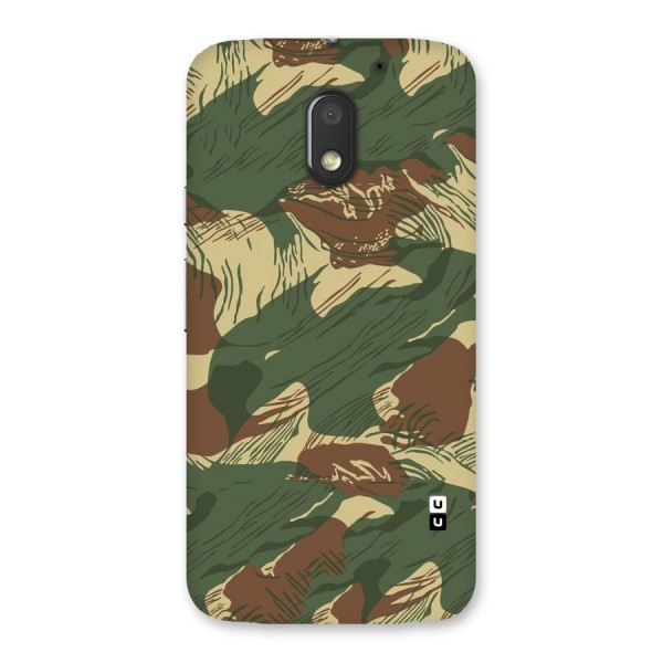 Army Design Back Case for Moto E3 Power