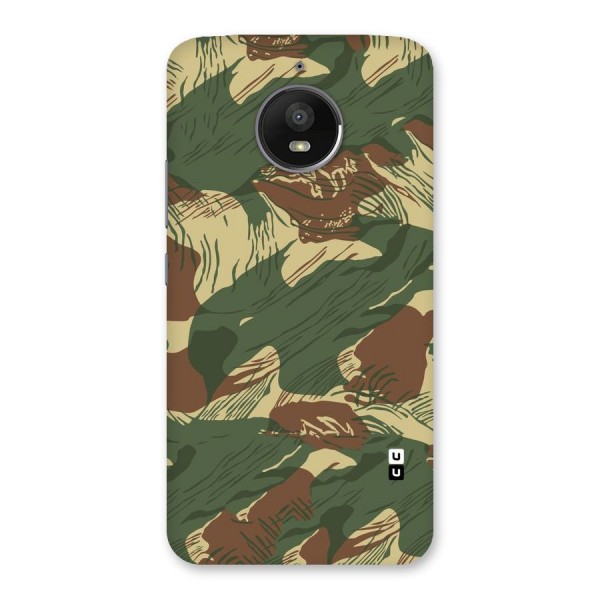 Army Design Back Case for Moto E4 Plus