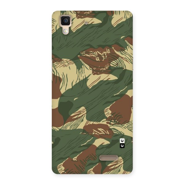 Army Design Back Case for Oppo R7