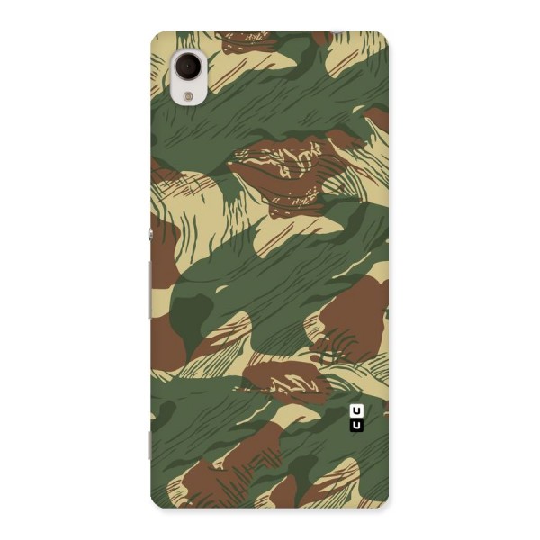 Army Design Back Case for Xperia M4 Aqua