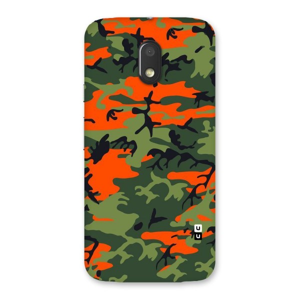 Army Pattern Back Case for Moto E3 Power