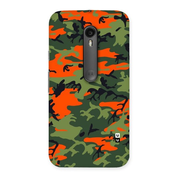 Army Pattern Back Case for Moto G3