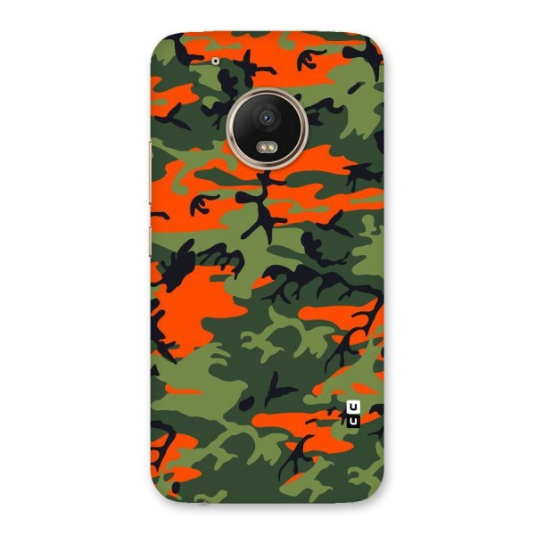 Army Pattern Back Case for Moto G5 Plus