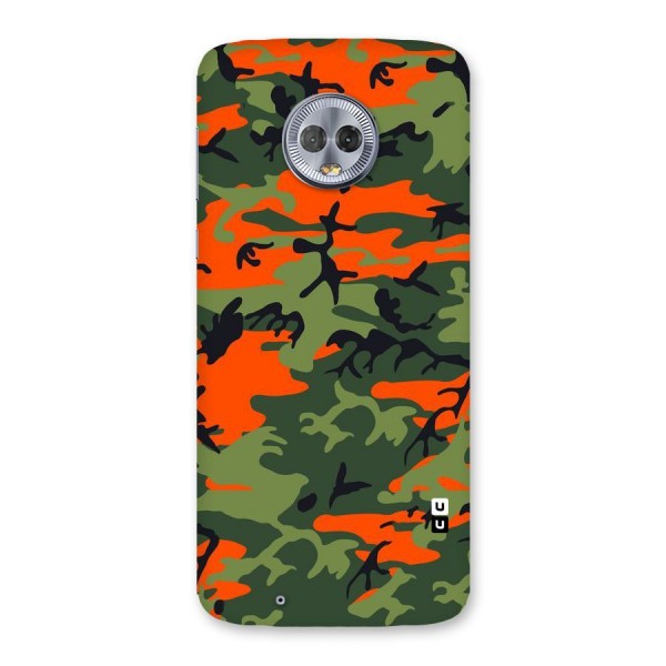 Army Pattern Back Case for Moto G6