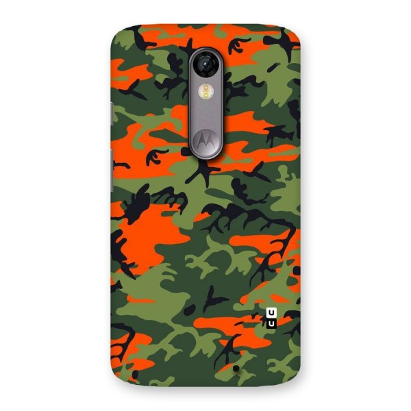 Army Pattern Back Case for Moto X Force