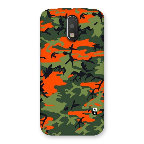 Army Pattern Back Case for Motorola Moto G4