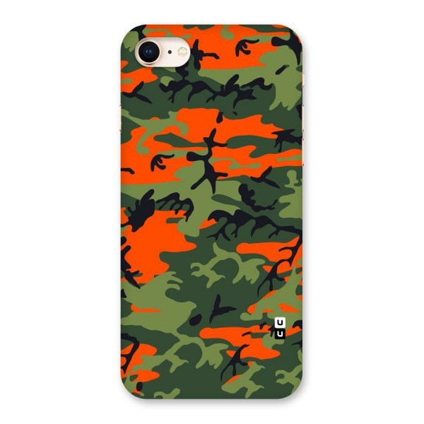 Army Pattern Back Case for iPhone 8