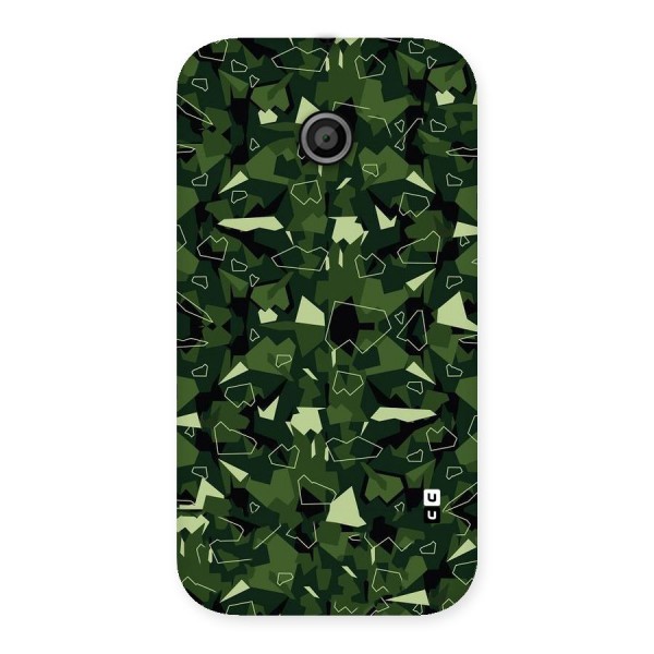 Army Shape Design Back Case for Moto E