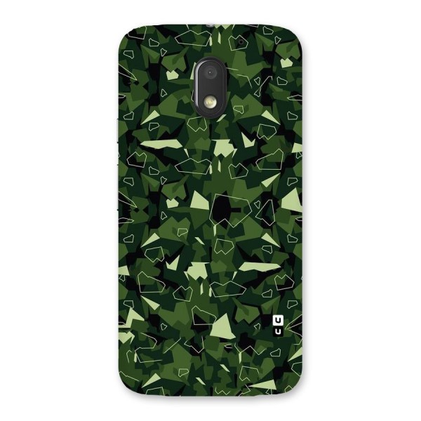 Army Shape Design Back Case for Moto E3 Power