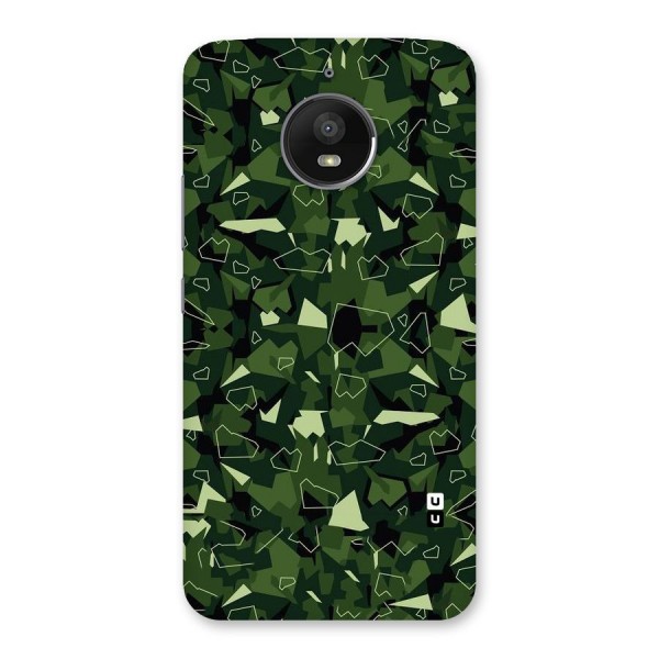 Army Shape Design Back Case for Moto E4 Plus