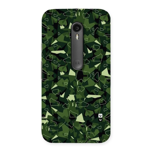 Army Shape Design Back Case for Moto G3