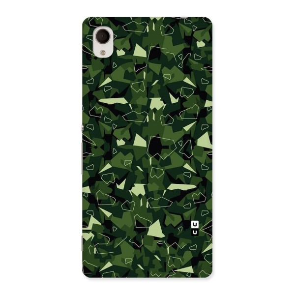 Army Shape Design Back Case for Sony Xperia M4