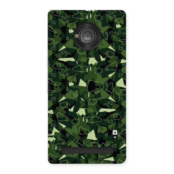 Army Shape Design Back Case for Yu Yuphoria