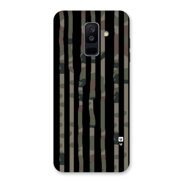 Army Stripes Back Case for Galaxy A6 Plus