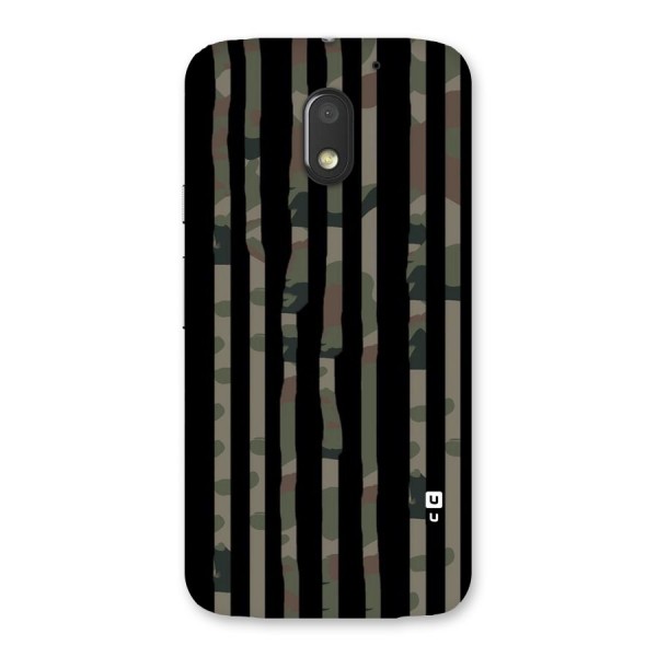 Army Stripes Back Case for Moto E3 Power