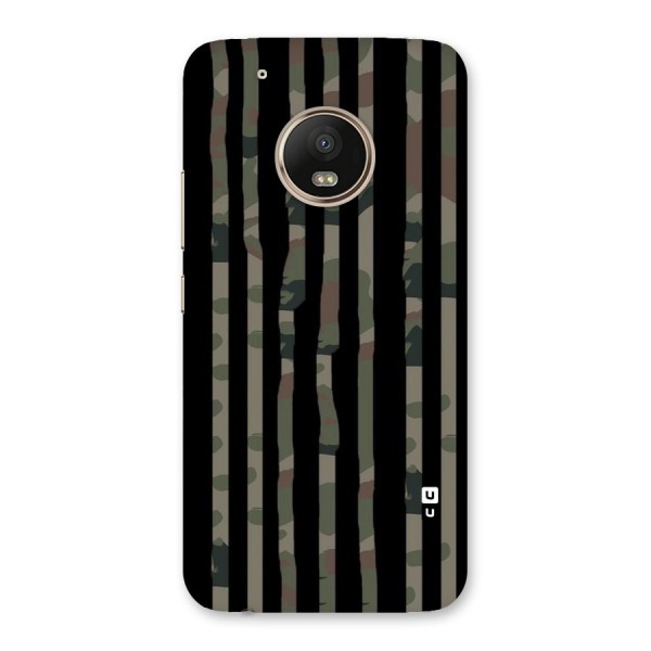 Army Stripes Back Case for Moto G5 Plus