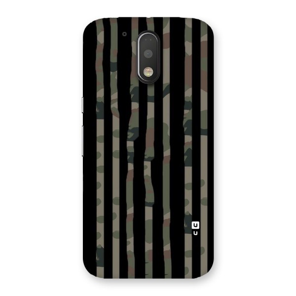 Army Stripes Back Case for Motorola Moto G4