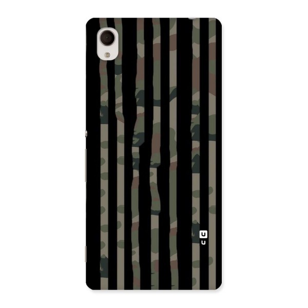 Army Stripes Back Case for Xperia M4 Aqua