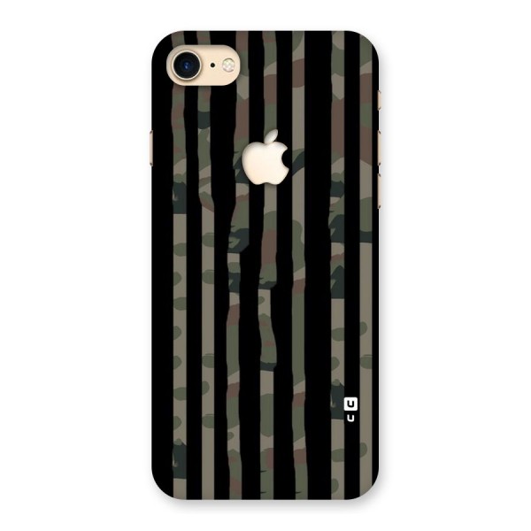 Army Stripes Back Case for iPhone 7 Apple Cut