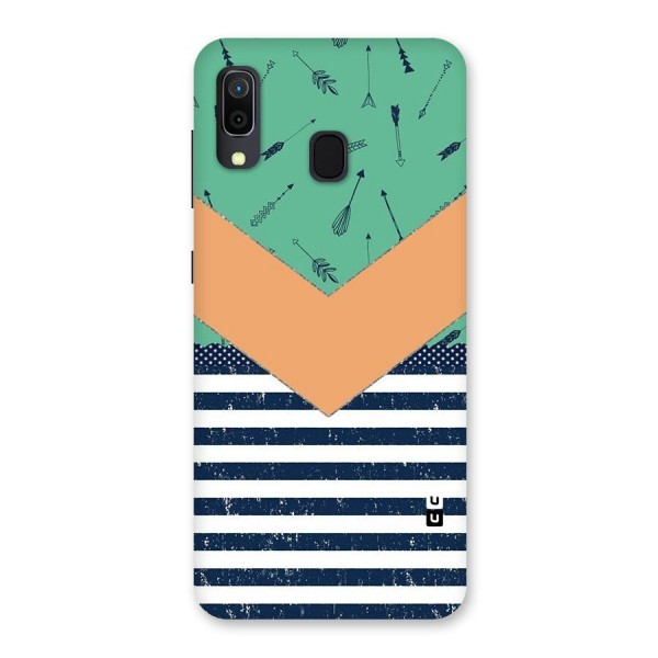 Arrows and Stripes Back Case for Galaxy A20