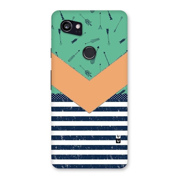 Arrows and Stripes Back Case for Google Pixel 2 XL