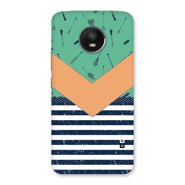 Arrows and Stripes Back Case for Moto E4 Plus