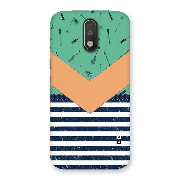 Arrows and Stripes Back Case for Motorola Moto G4