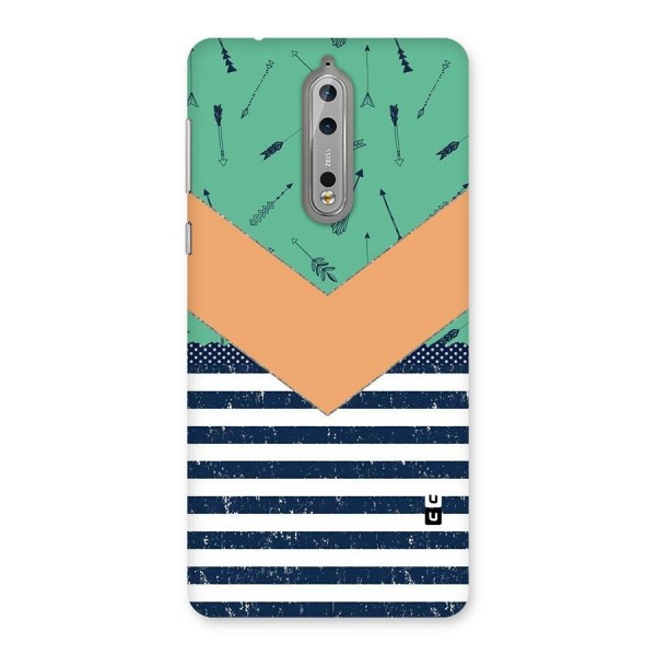 Arrows and Stripes Back Case for Nokia 8