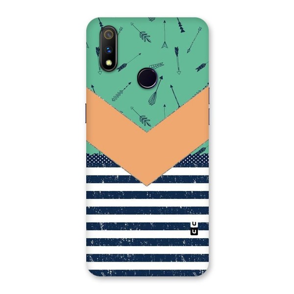 Arrows and Stripes Back Case for Realme 3 Pro