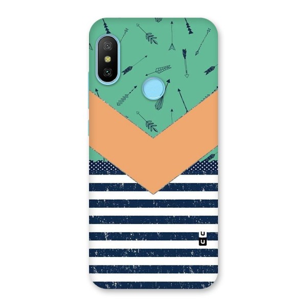 Arrows and Stripes Back Case for Redmi 6 Pro