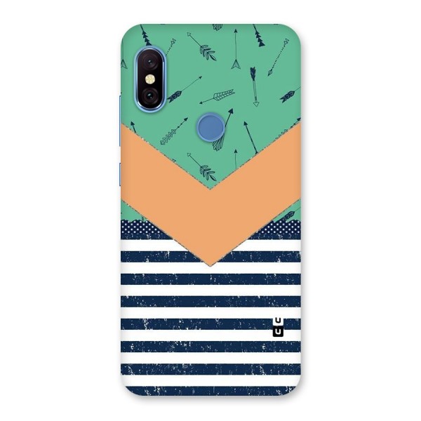 Arrows and Stripes Back Case for Redmi Note 6 Pro