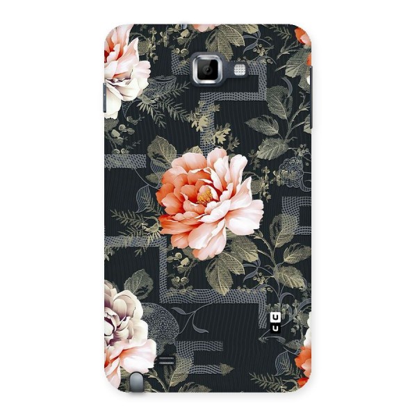 Art And Floral Back Case for Galaxy Note