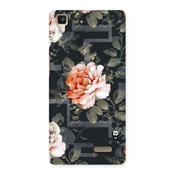 Art And Floral Back Case for Oppo R7