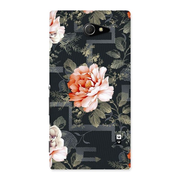 Art And Floral Back Case for Sony Xperia M2