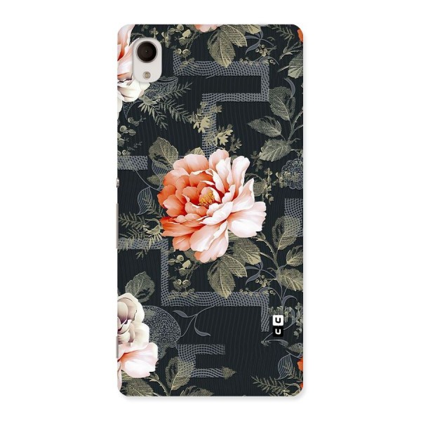 Art And Floral Back Case for Xperia M4 Aqua