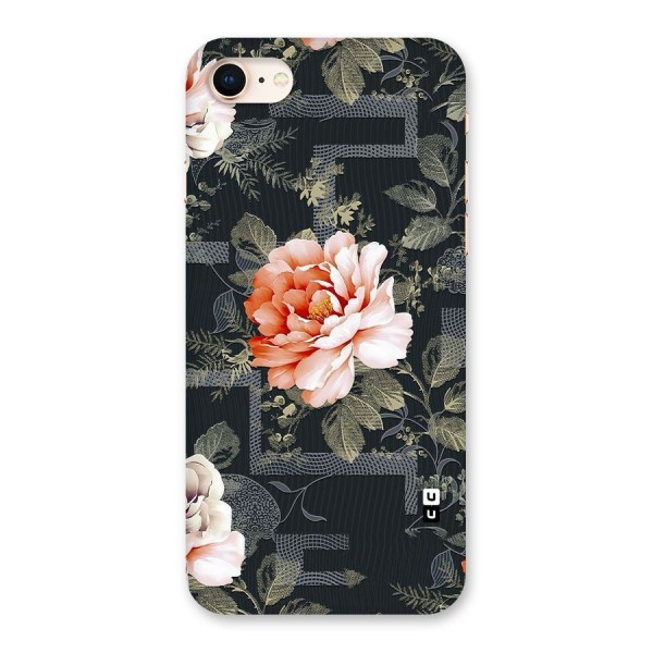 Art And Floral Back Case for iPhone 8