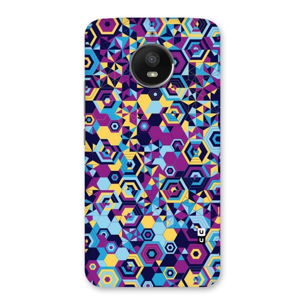 Artistic Abstract Back Case for Moto E4 Plus