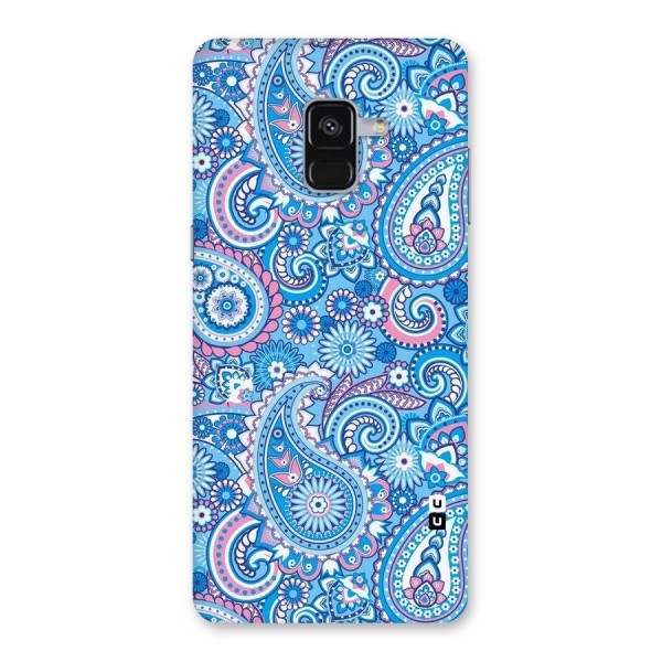 Artistic Blue Art Back Case for Galaxy A8 Plus