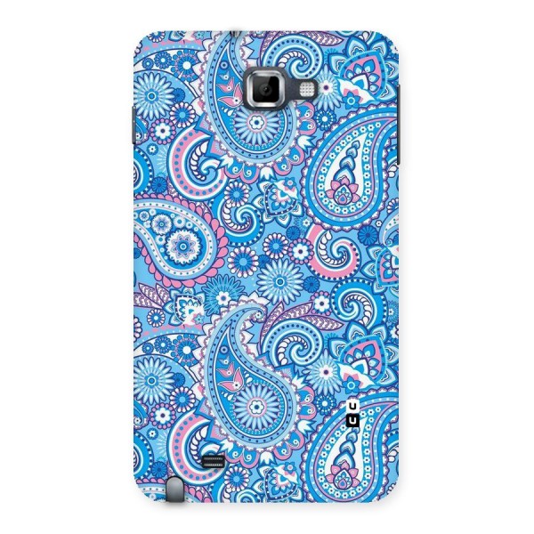 Artistic Blue Art Back Case for Galaxy Note