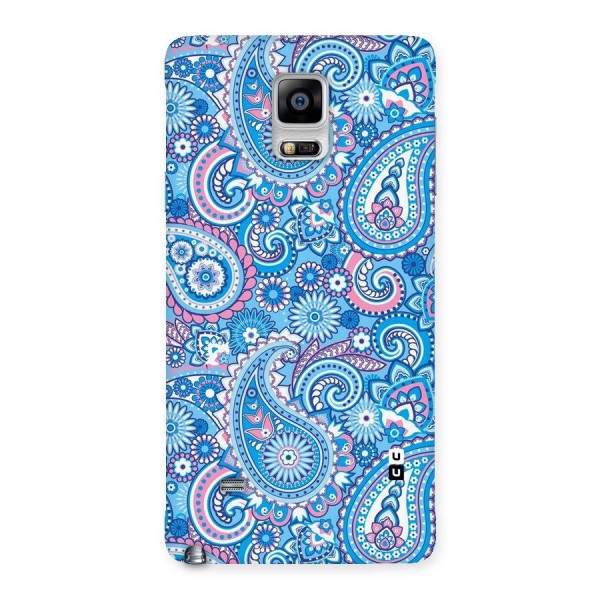 Artistic Blue Art Back Case for Galaxy Note 4