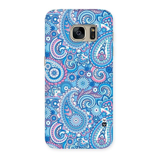 Artistic Blue Art Back Case for Galaxy S7