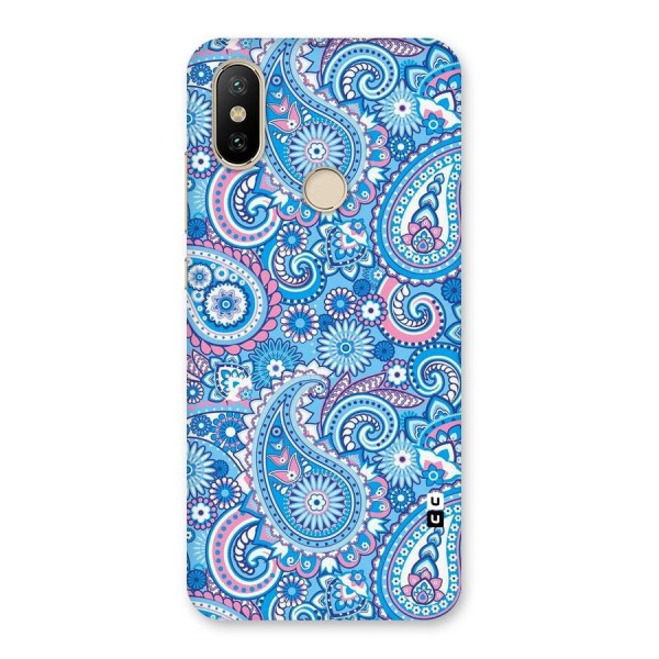 Artistic Blue Art Back Case for Mi A2