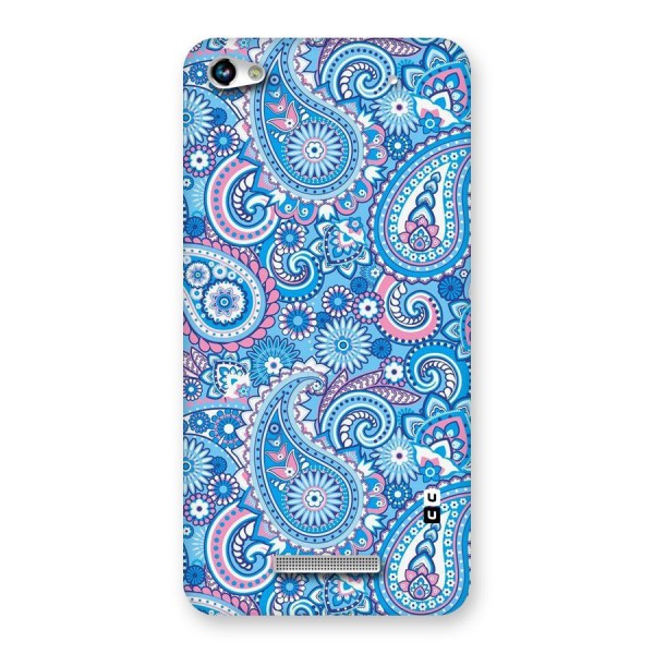 Artistic Blue Art Back Case for Micromax Hue 2