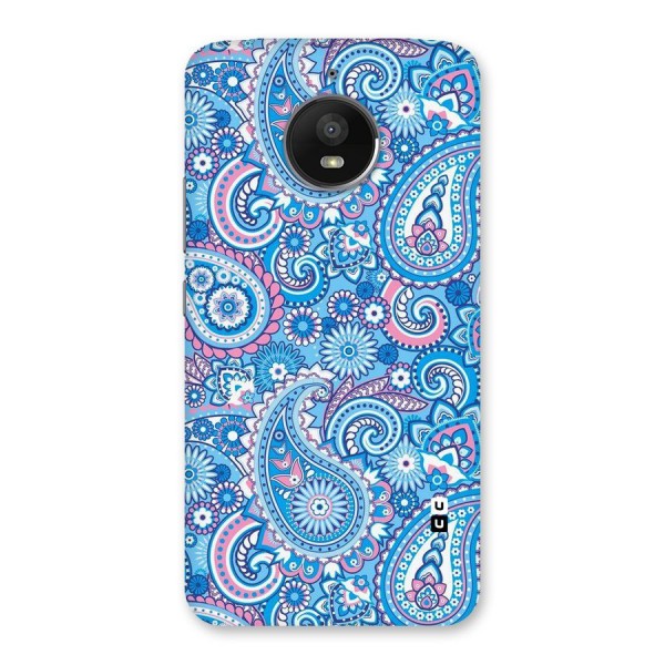 Artistic Blue Art Back Case for Moto E4 Plus