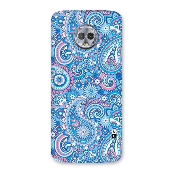 Artistic Blue Art Back Case for Moto G6