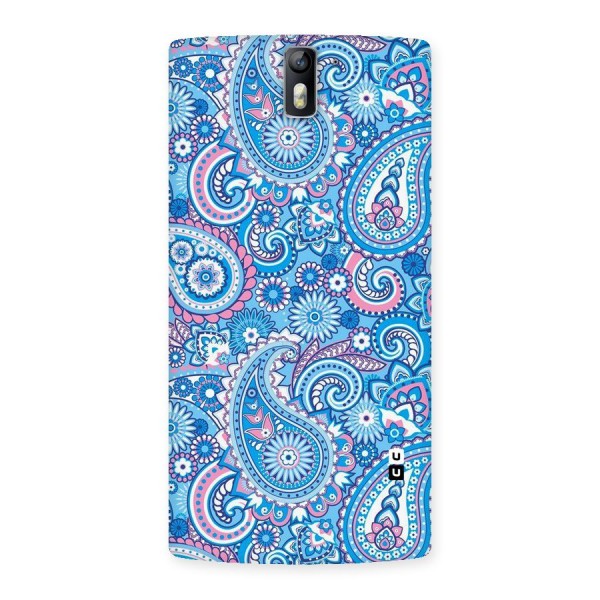 Artistic Blue Art Back Case for One Plus One