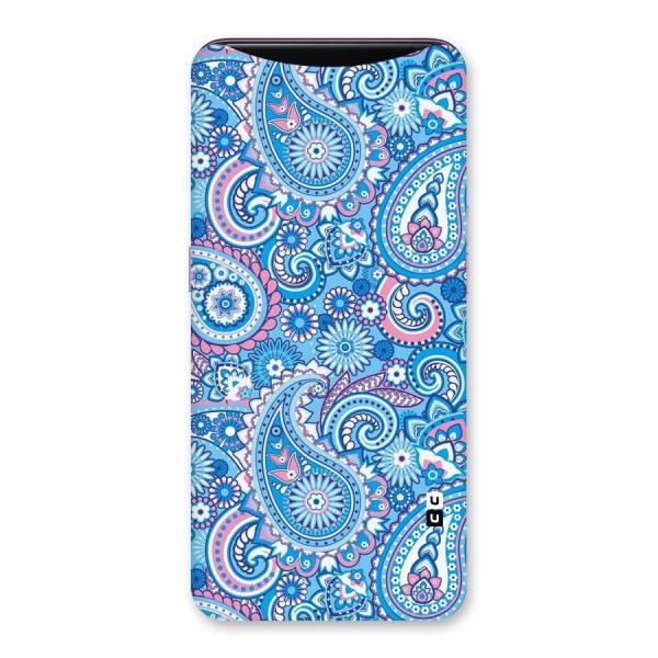 Artistic Blue Art Back Case for Oppo Find X