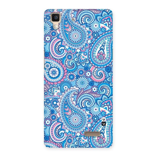 Artistic Blue Art Back Case for Oppo R7